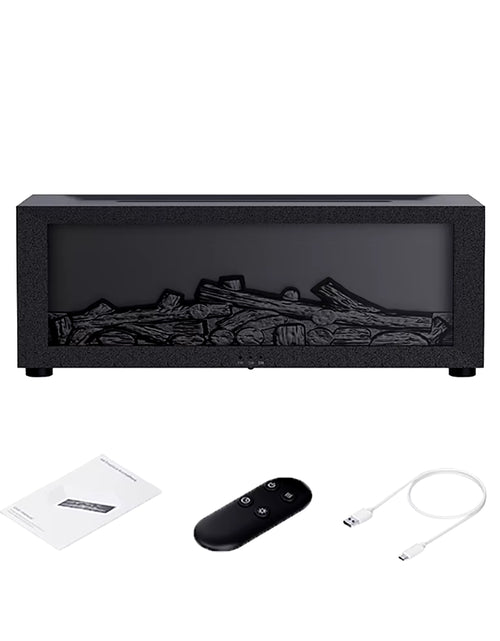 Load image into Gallery viewer, Air Humidifier Essential Oils Humidifiers Home Aroma Humidifier Flame Automatic Fragrance Diffuser with LED Light Remote Control
