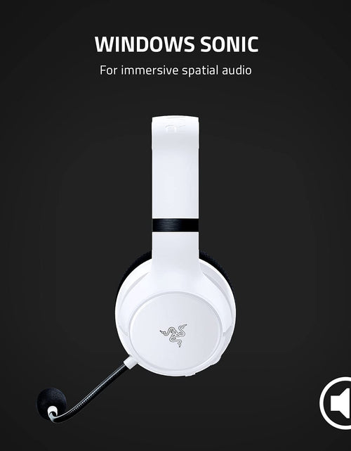 Load image into Gallery viewer, Kaira Wireless Gaming Headset for Xbox Series X|S, Xbox One: Triforce Titanium 50Mm Drivers - Cardioid Mic - Breathable Memory Foam Ear Cushions - EQ Pairing Button - Windows Sonic - White
