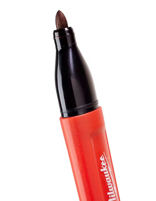 Load image into Gallery viewer, INKZALL Black Medium Point Jobsite Permanent Marker (2-Pack)
