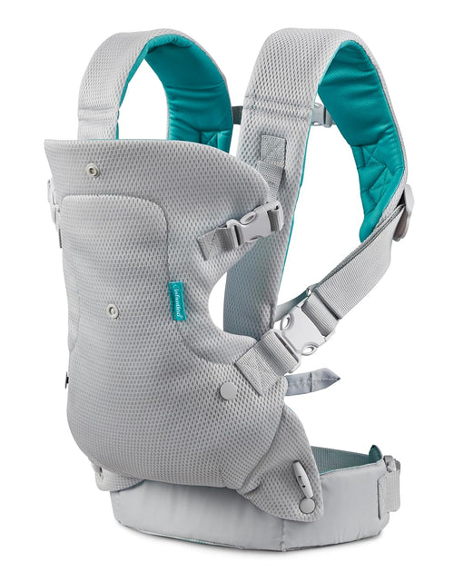 Load image into Gallery viewer, Flip 4-In-1 Light &amp; Airy Convertible Baby Carrier, Adjustable, Ergonomic Babywearing, Registry Essential, Baby Carrier for Newborn to Toddler
